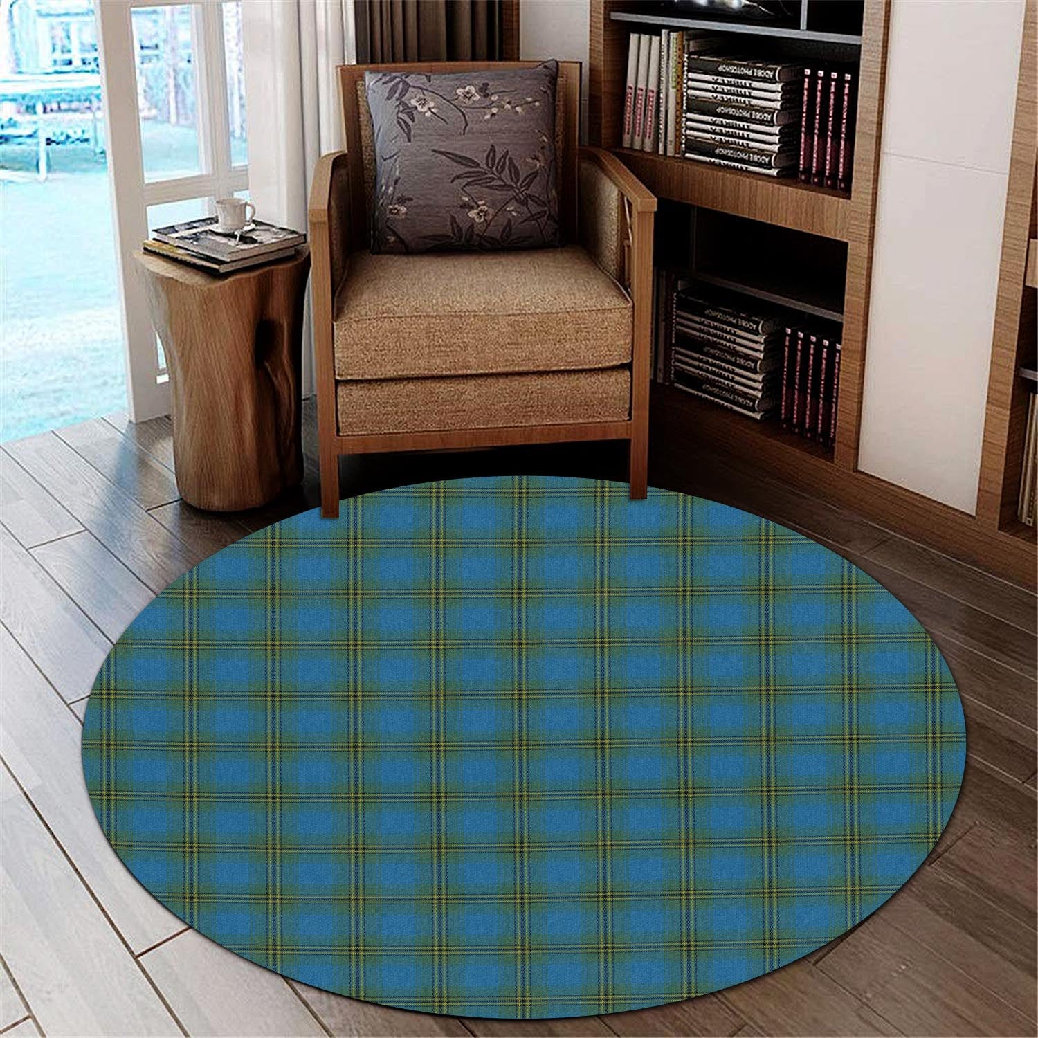 Oliver Tartan Round Rug - Tartan Vibes Clothing