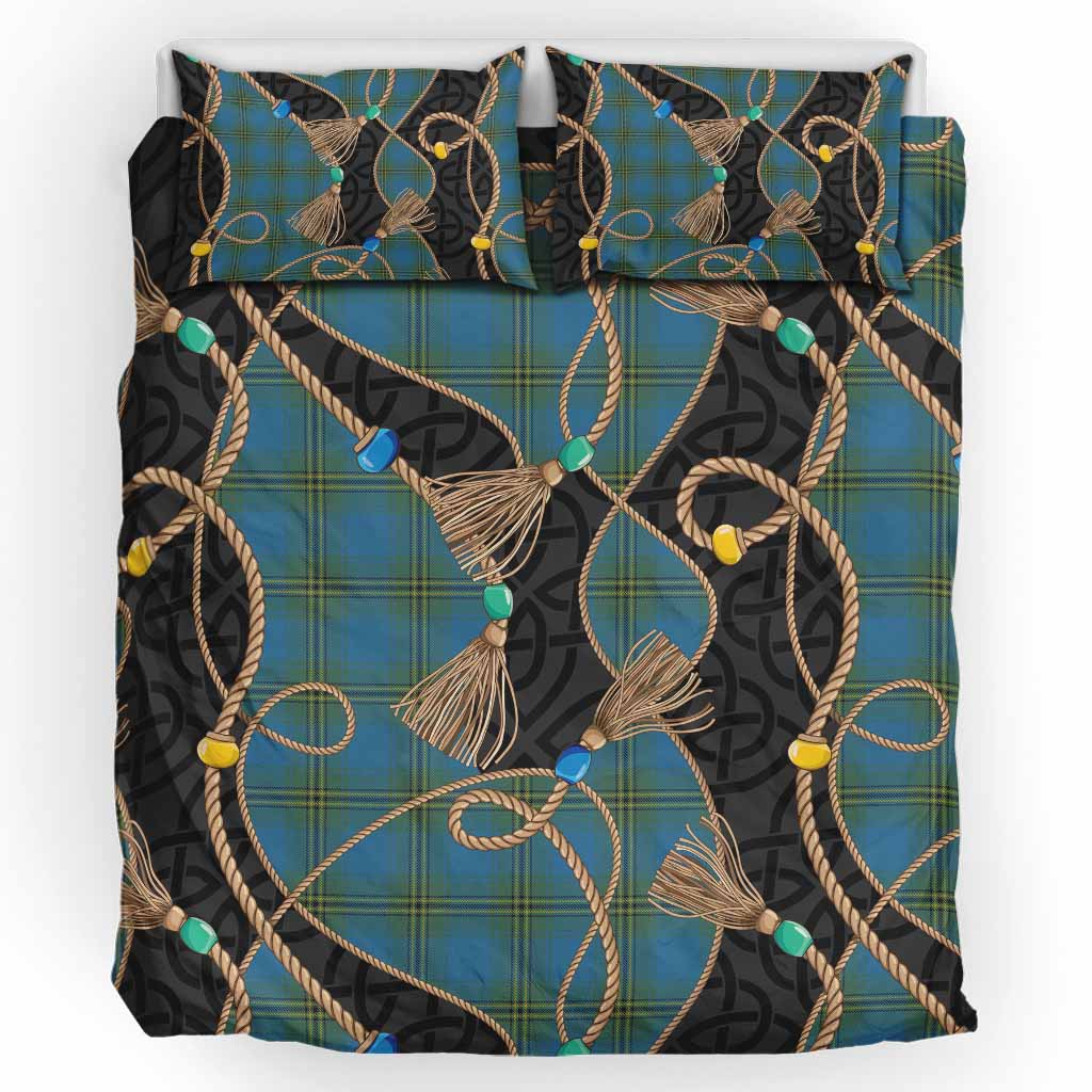 Oliver Scottish Tartan Twisted Ropes Stylized Bedding Set UK Bedding Set UK King 91*87 inch - Tartan Vibes Clothing