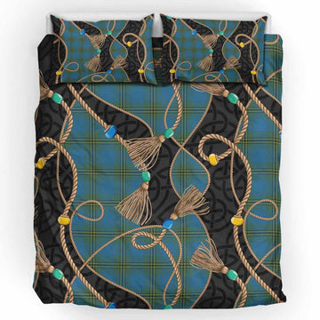 Oliver Scottish Tartan Twisted Ropes Stylized Bedding Set UK Bedding Set UK King 91*87 inch - Tartan Vibes Clothing