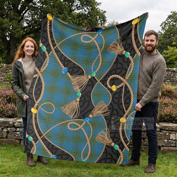 Oliver Scottish Tartan Twisted Ropes Stylized Blanket - Tartan Vibes Clothing