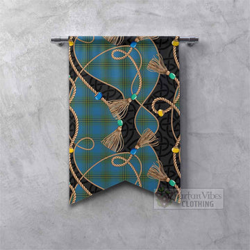 Oliver Scottish Tartan Twisted Ropes Stylized Gonfalon Fishtail - Tartan Vibes Clothing