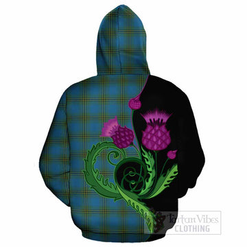 Oliver Tartan Cotton Hoodie Traditional Scottish Thistle