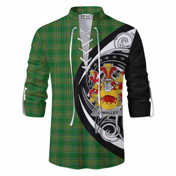 O'Malley Irish Clan Ghillie Kilt Shirt Celtic Circle Style Men - Tartan Vibes Clothing