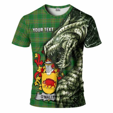 O'Malley Irish Clan T-Shirt Irish Roots Dragon Soul