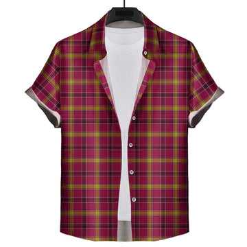 omeehan-tartan-short-sleeve-button-down-shirt