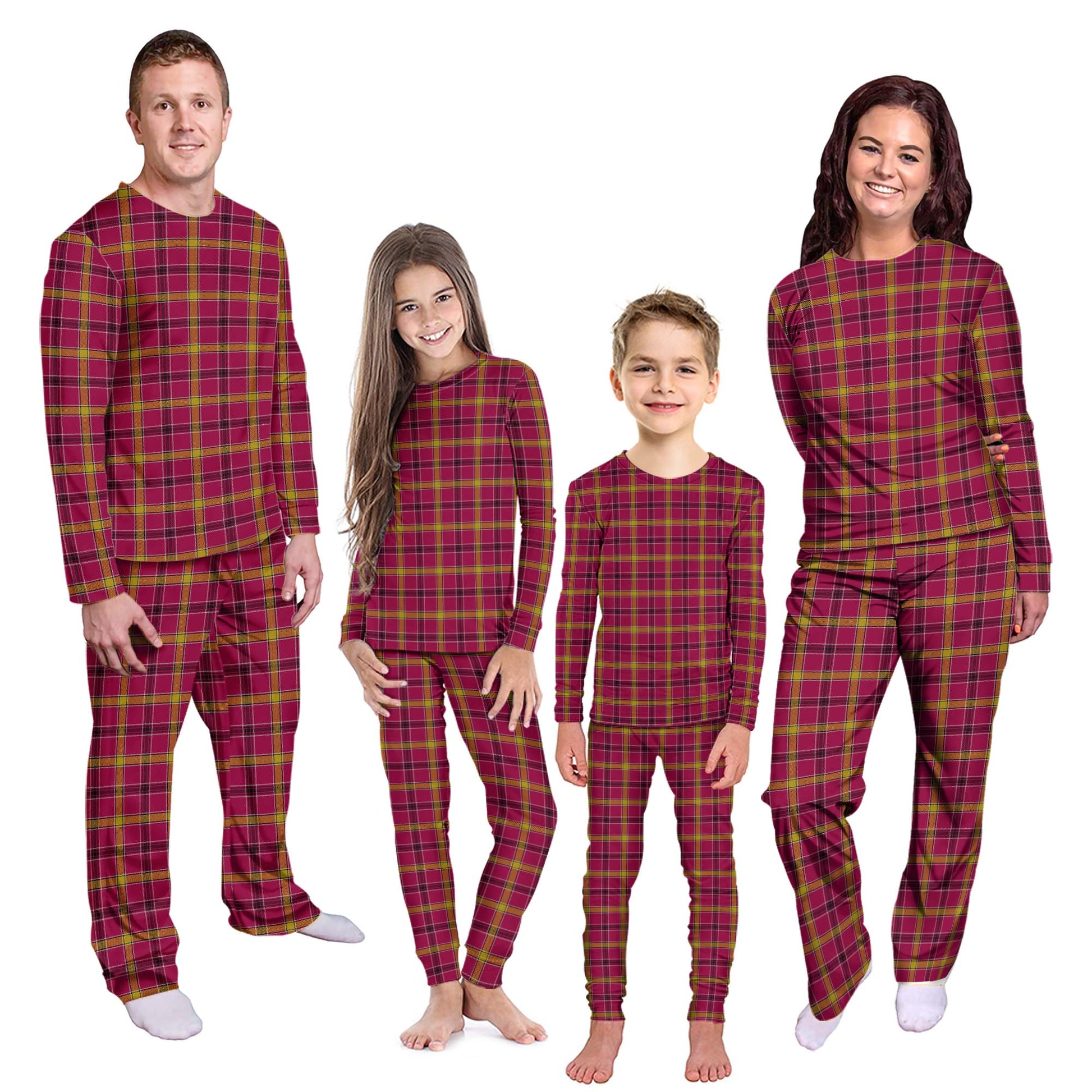 O'Meehan Tartan Pajamas Family Set Kid - Tartan Vibes Clothing