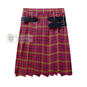 O'Meehan Tartan Men's Pleated Skirt - Fashion Casual Retro Scottish Kilt Style