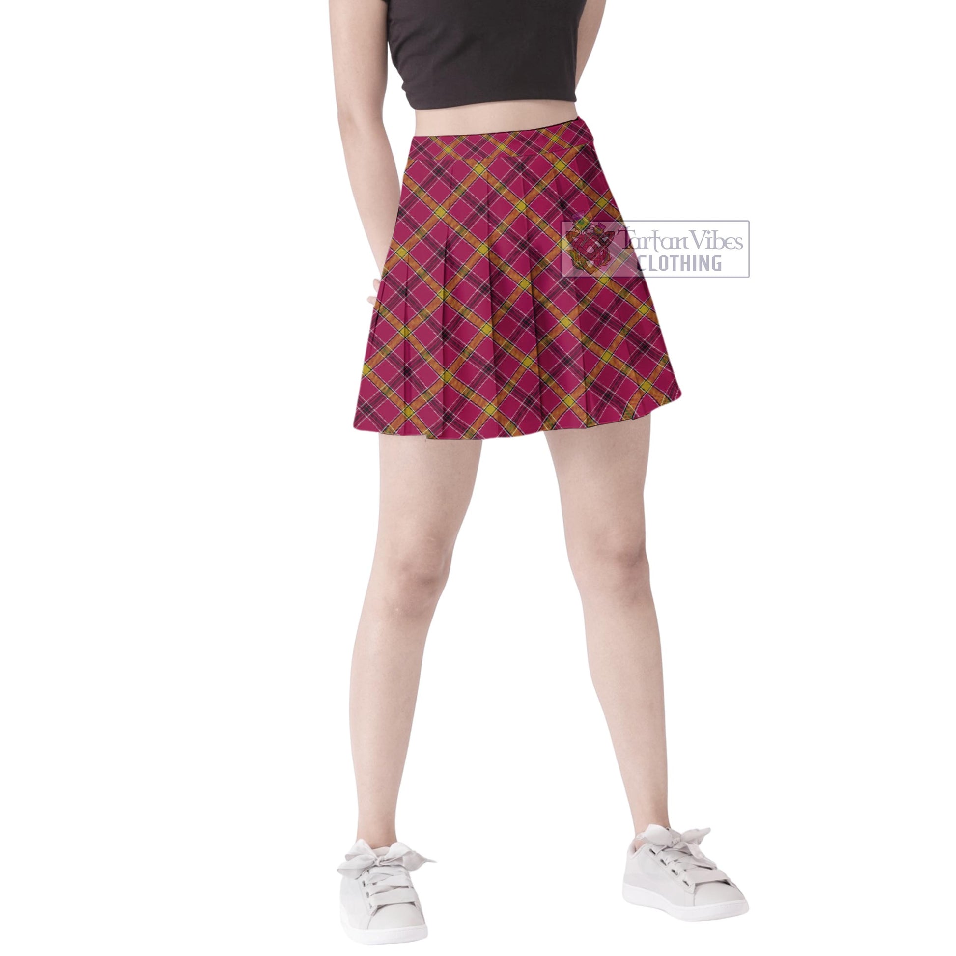 Tartan Vibes Clothing O'Meehan Tartan Women's Plated Mini Skirt