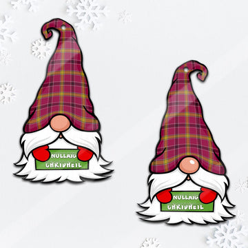 O'Meehan Gnome Christmas Ornament with His Tartan Christmas Hat