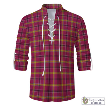 O'Meehan Tartan Men's Scottish Traditional Jacobite Ghillie Kilt Shirt