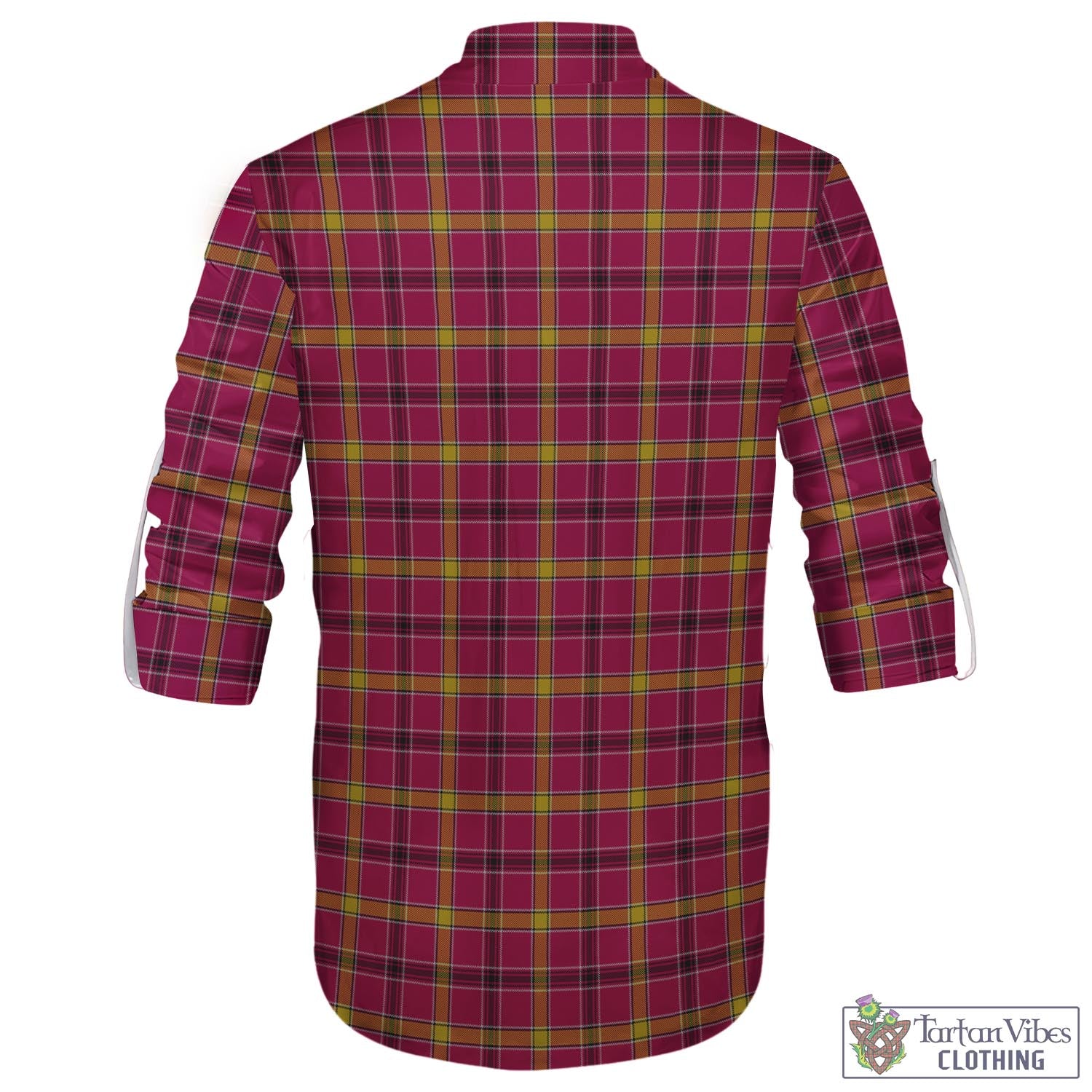 O'Meehan Tartan Men's Scottish Traditional Jacobite Ghillie Kilt Shirt - Tartan Vibes Clothing