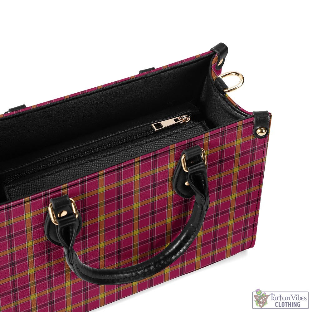 Tartan Vibes Clothing O'Meehan Tartan Luxury Leather Handbags