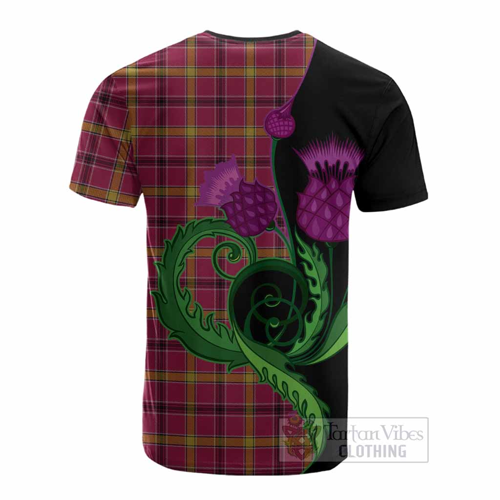 O'Meehan Tartan Cotton T-shirt Traditional Scottish Thistle