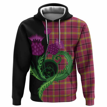 O'Meehan Tartan Hoodie Traditional Scottish Thistle