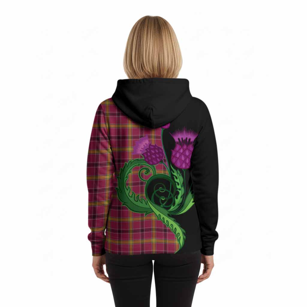 O'Meehan Tartan Hoodie Traditional Scottish Thistle