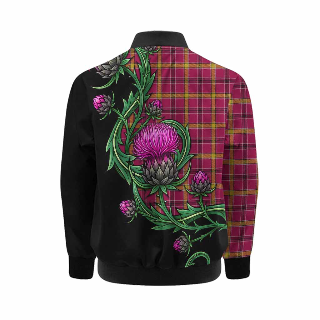 O'Meehan Tartan Kid Bomber Jacket Resilient Scottish Thistle Kid - Tartan Vibes Clothing