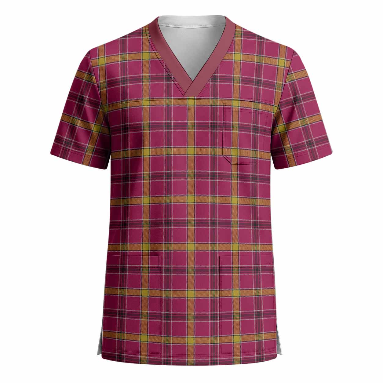 O'Meehan Tartan Scrub Top - Tartan Vibes Clothing