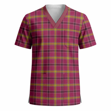 O'Meehan Tartan Scrub Top - Tartan Vibes Clothing