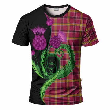 O'Meehan Tartan T-Shirt Traditional Scottish Thistle
