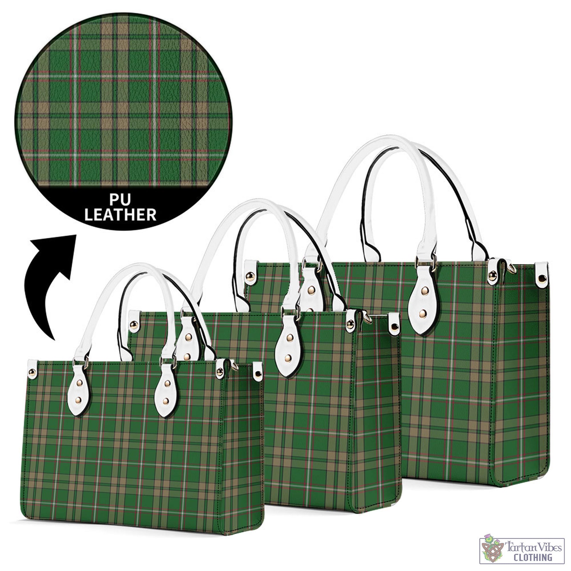 Tartan Vibes Clothing O'Neill Cliffford (Neill Cliffford) Ancient Tartan Luxury Leather Handbags