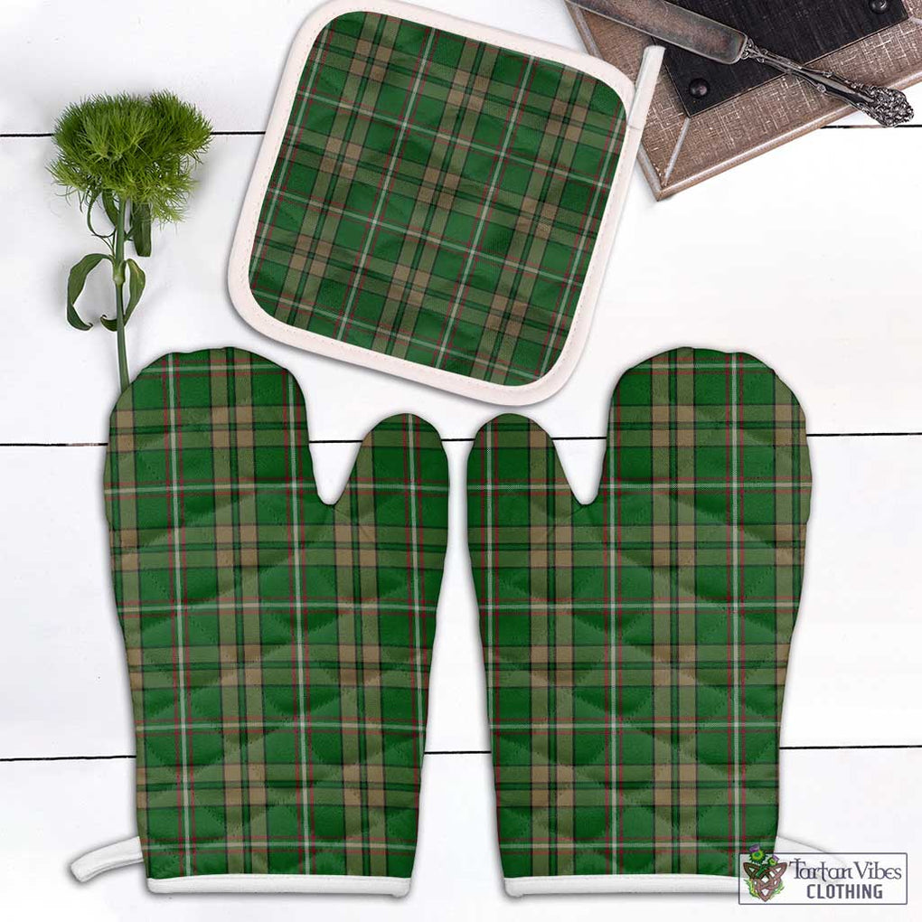 O'Neill Cliffford (Neill Cliffford) Ancient Tartan Combo Oven Mitt & Pot-Holder White - Tartan Vibes Clothing