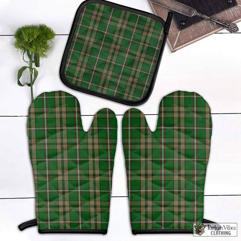 O'Neill Cliffford (Neill Cliffford) Ancient Tartan Combo Oven Mitt & Pot-Holder Black - Tartan Vibes Clothing