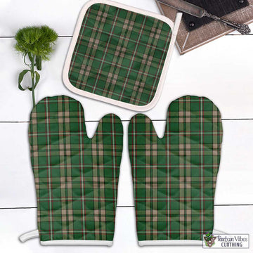 O'Neill (Neill) Tartan Combo Oven Mitt & Pot-Holder Combo 2 Oven Mitt & 1 Pot-Holder Black - Tartan Vibes Clothing
