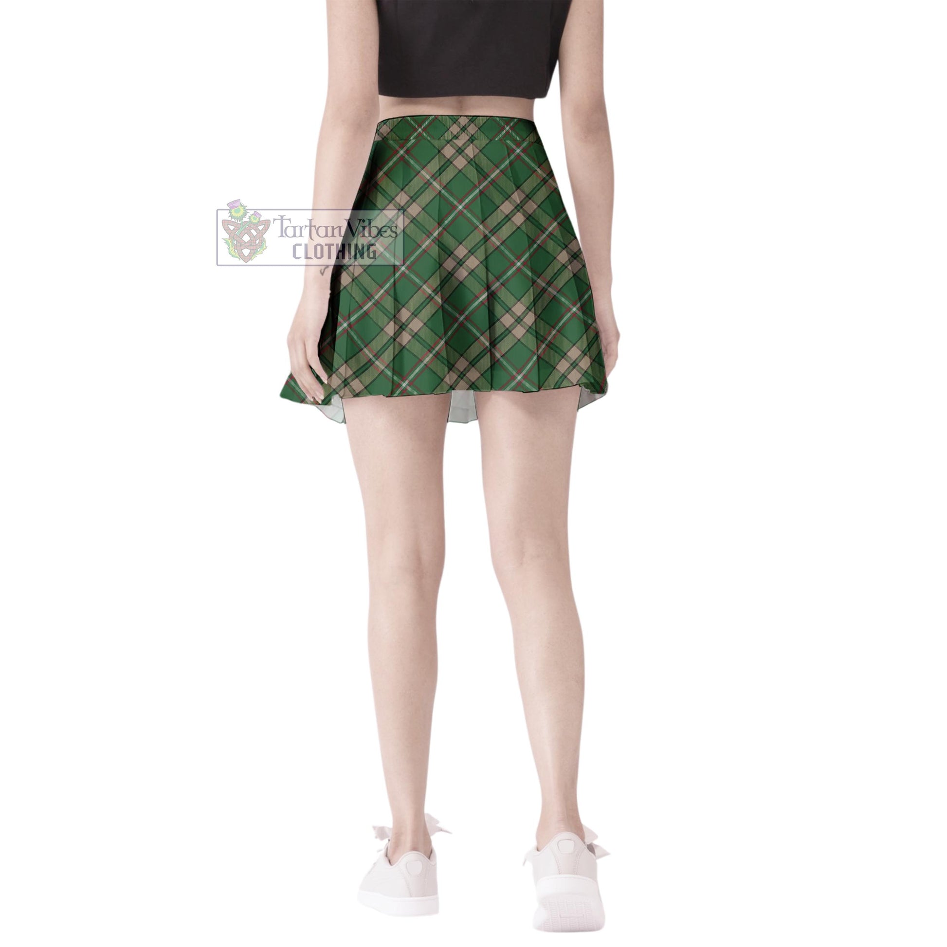 O'Neill (Neill) Tartan Women's Plated Mini Skirt Cross Style - Tartan Vibes Clothing
