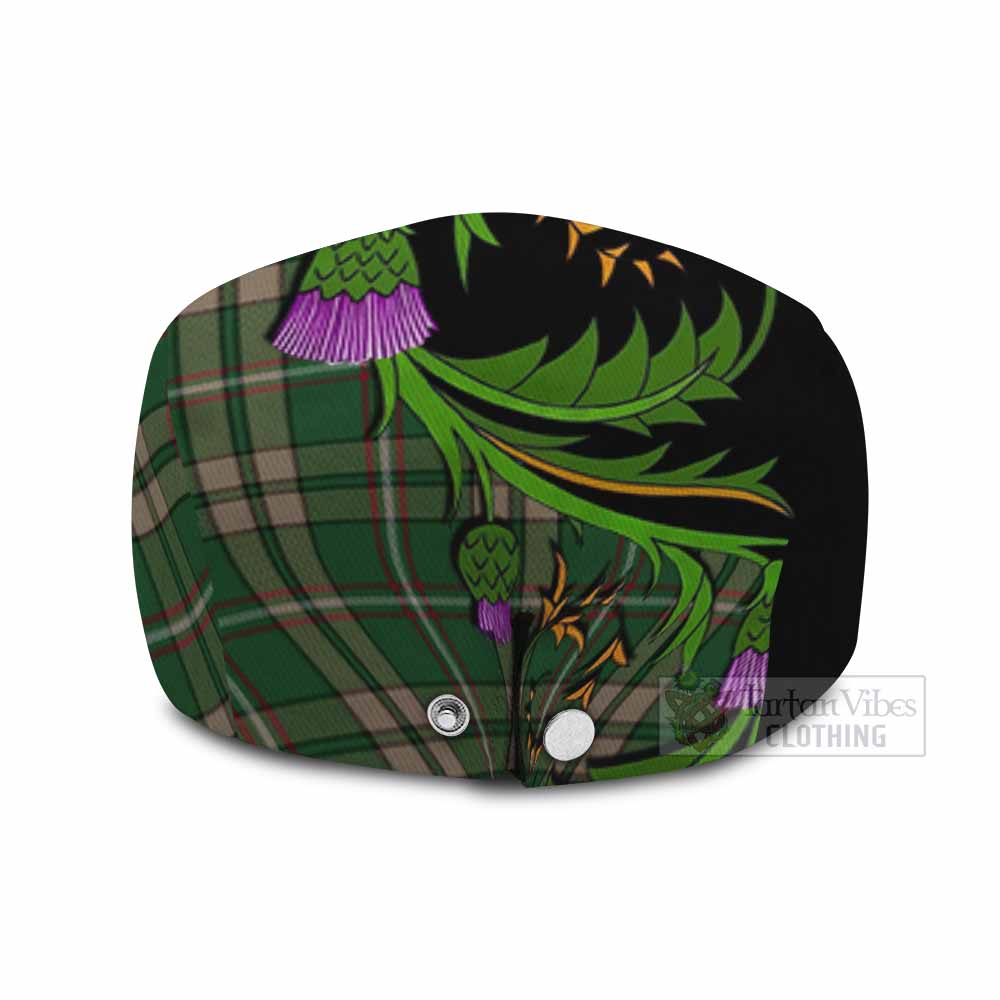 O'Neill (Neill) Tartan Flat Cap, Jeff Cap Scottish Thistle Pride Heritage Art
