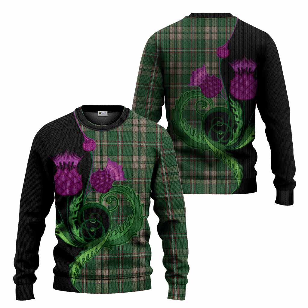 O'Neill (Neill) Tartan Knitted Sweater Traditional Scottish Thistle