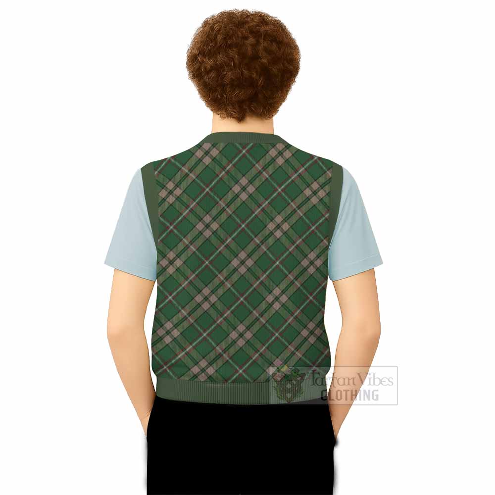 O'Neill (Neill) Tartan  Knitted V-Neck Vest Cross Style
