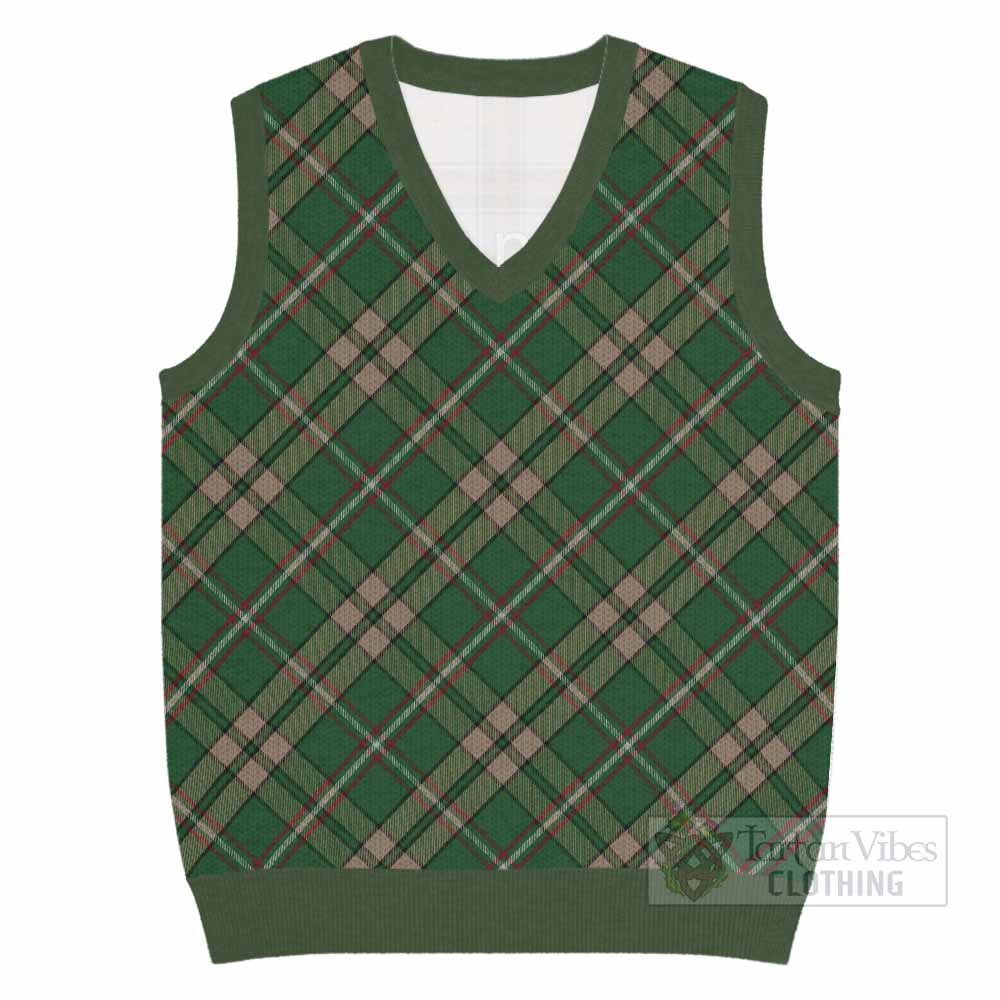O'Neill (Neill) Tartan  Knitted V-Neck Vest Cross Style