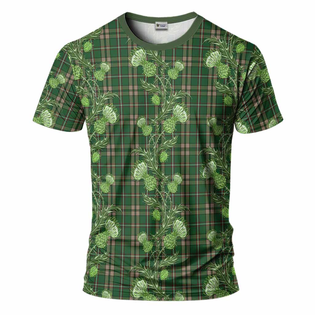 O'Neill (Neill) Tartan T-Shirt Seamless Scottish Thistle Flowers