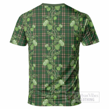 O'Neill (Neill) Tartan T-Shirt Seamless Scottish Thistle Flowers