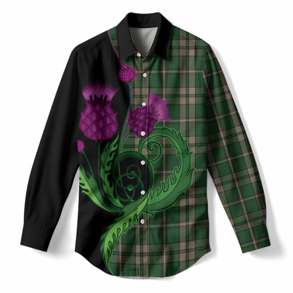 O'Neill (Neill) Tartan Women Casual Shirt Traditional Scottish Thistle