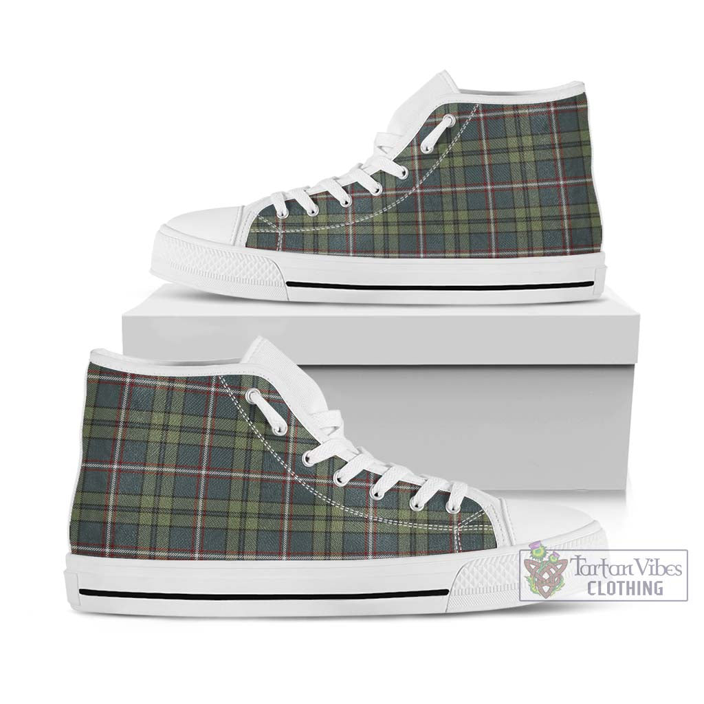 O'Neill (Neill) Weathered Tartan High Top Shoes Kid High Top - White Sole - Tartan Vibes Clothing