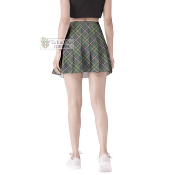 O'Neill (Neill) Weathered Tartan Women's Plated Mini Skirt Cross Style - Tartan Vibes Clothing