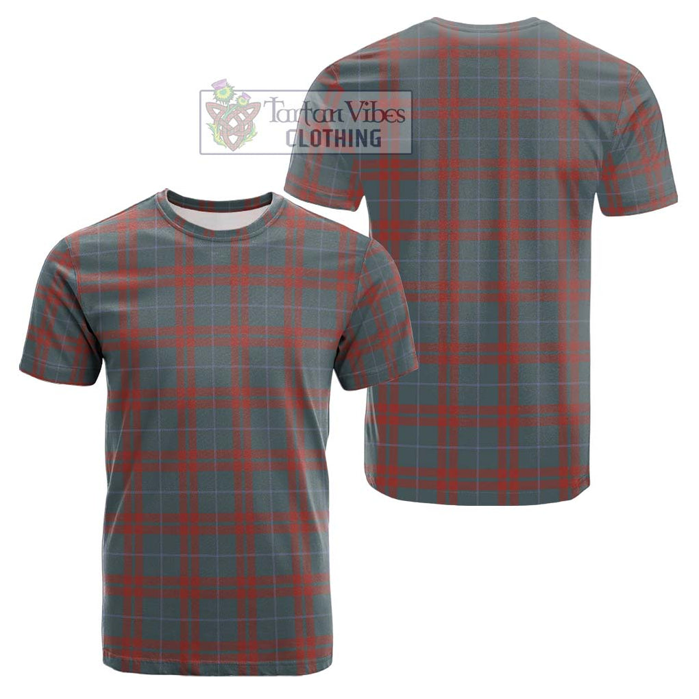O'Neill Red (Neill Red) Weathered Tartan Cotton T-Shirt - Tartan Vibes Clothing