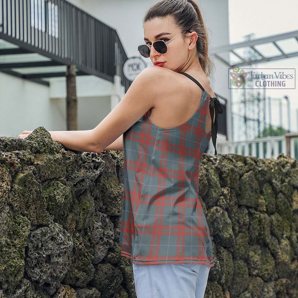 O'Neill Red (Neill Red) Weathered Tartan Loose Halter Neck Camisole - Tartan Vibes Clothing