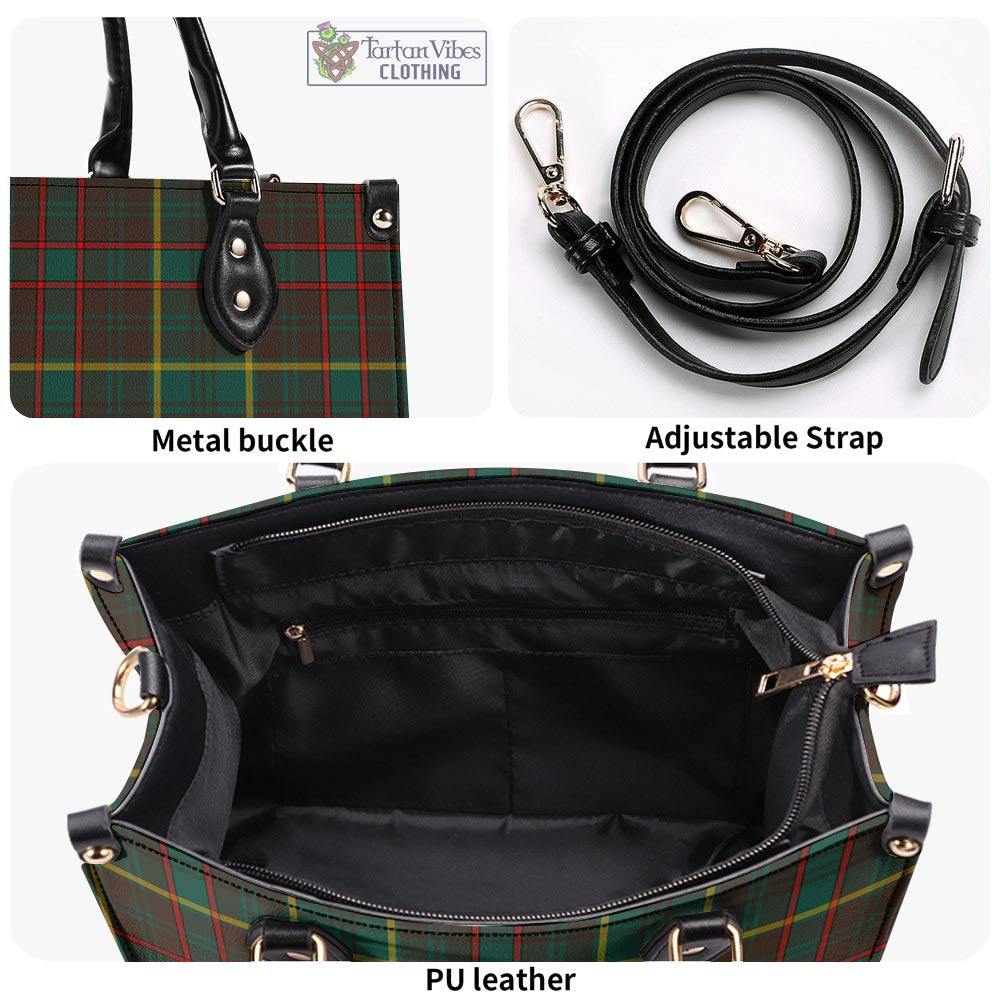 Tartan Vibes Clothing Ontario Province Canada Tartan Luxury Leather Handbags