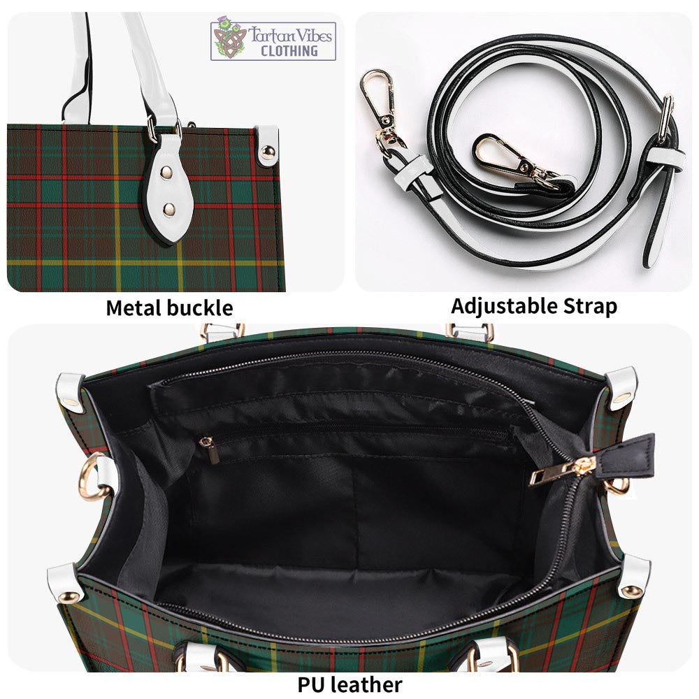 Tartan Vibes Clothing Ontario Province Canada Tartan Luxury Leather Handbags