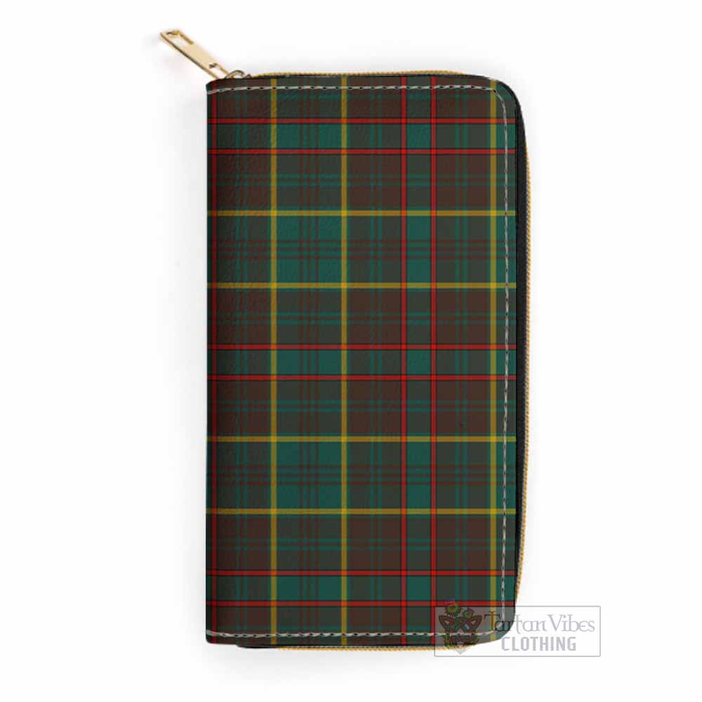 Tartan Vibes Clothing Ontario Province Canada Tartan Women's Leather Wallet