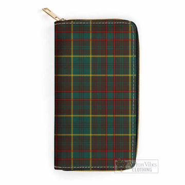 Ontario Province Canada Tartan Women's Leather Wallet