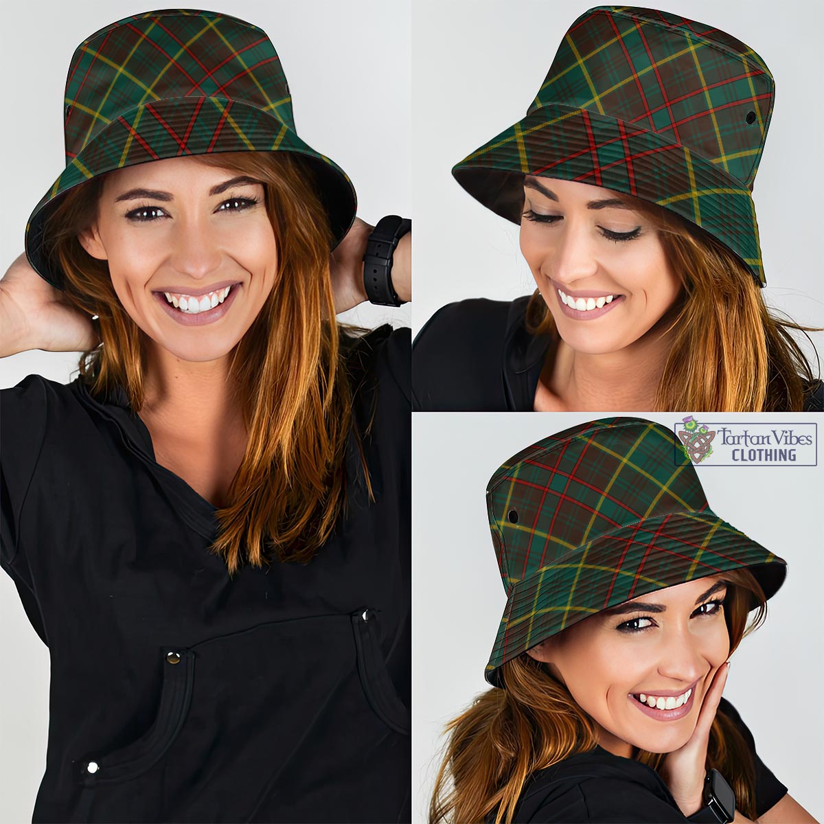 Tartan Vibes Clothing Ontario Province Canada Tartan Bucket Hat