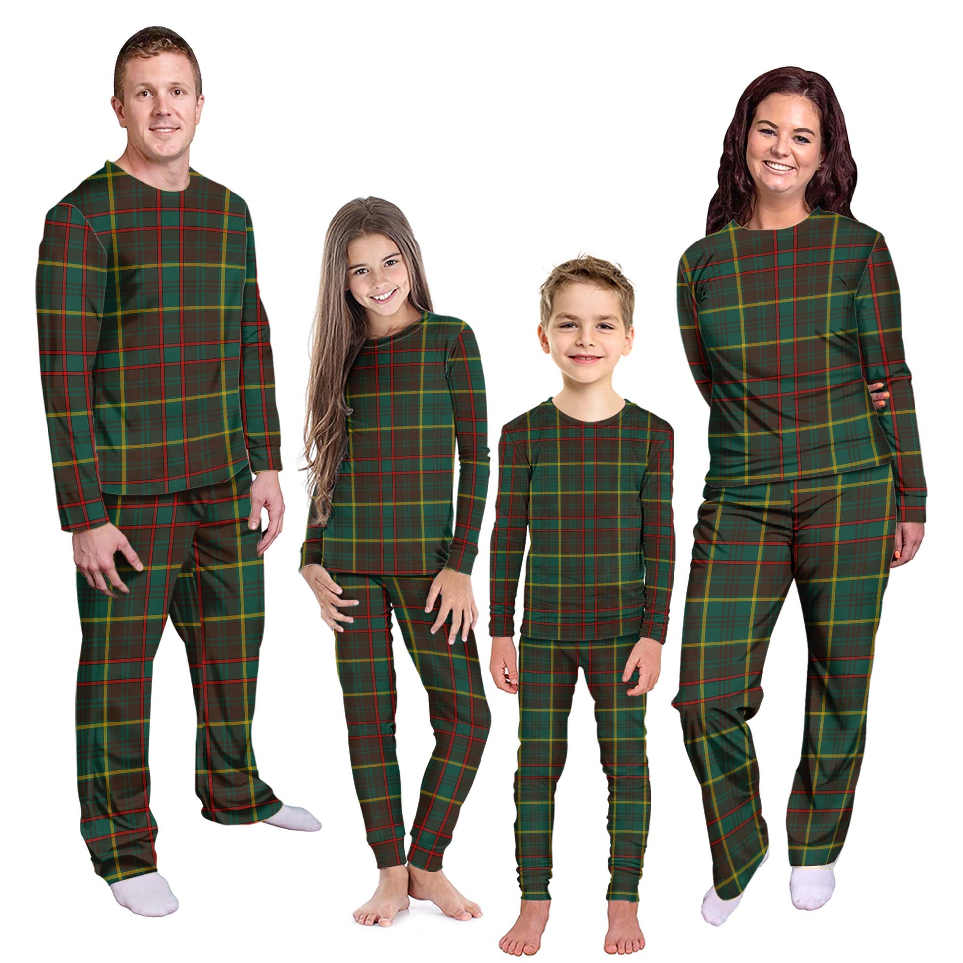 Ontario Province Canada Tartan Pajamas Family Set - Tartanvibesclothing