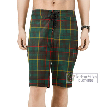 Ontario Province Canada Tartan Men's Board Shorts