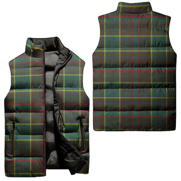 Ontario Province Canada Tartan Sleeveless Puffer Jacket