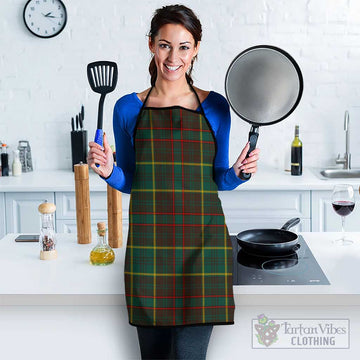Ontario Province Canada Tartan Apron Black S 38x47 cm - Tartan Vibes Clothing