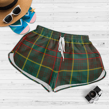 Ontario Province Canada Tartan Womens Shorts