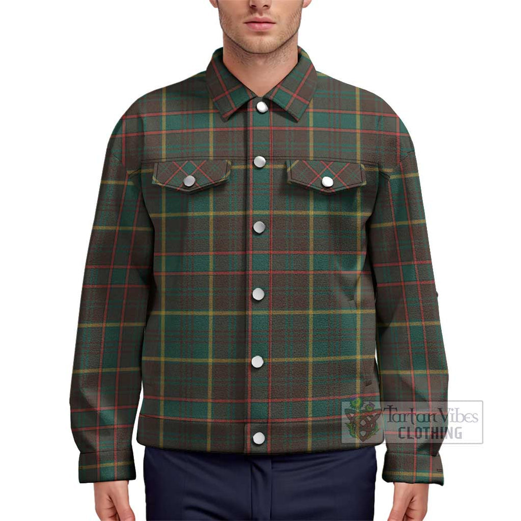 Ontario Province Canada Tartan Unisex Lapel Cotton Jacket Unisex - Tartan Vibes Clothing